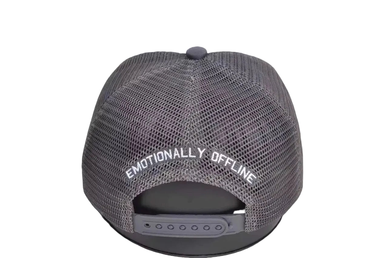‘EMOTIONALLY OFFLINE’ TRUCKER | ASH GREY