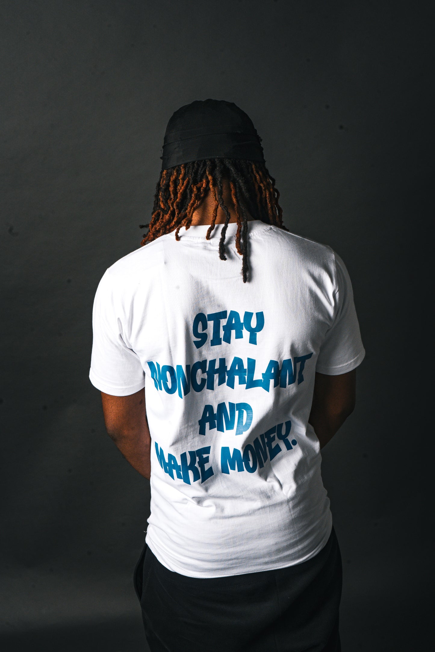 SNAMM T SHIRT | WHITE / BLUE