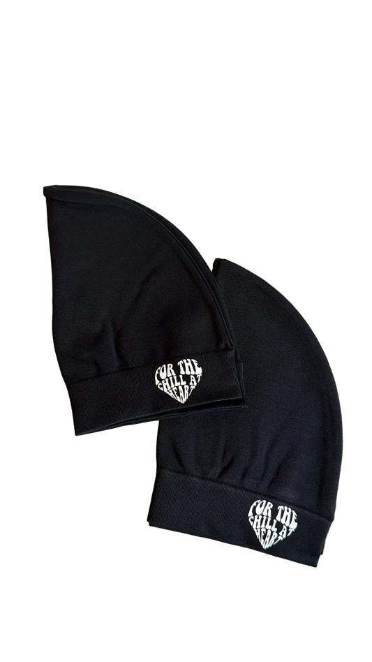 FOR THE CHILL AT HEART SKULL CAP | BLACK